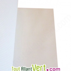 Cahier recycl� A4 renforc� petits carreaux Vert 192 pages