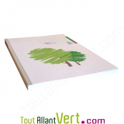 Cahier recycl� A4 renforc� petits carreaux Vert 192 pages