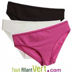 Culottes en Coton Bio, lot de 3