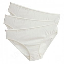 Culottes �crues en Coton Bio, lot de 3, Taille M