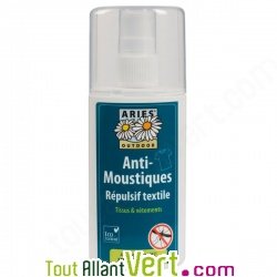Spray anti-moustiques textile, solution naturelle 100ml