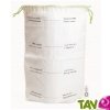 5 Sacs gradu�s en coton bio pour transporter et conserver les aliments, 20x30cm