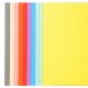 50 Chemises recycles semi-rigides 32x24cm pour A4 Assortiment 10 couleurs