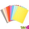 50 Chemises recycles semi-rigides 32x24cm pour A4 Assortiment 10 couleurs