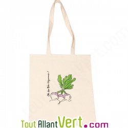 Tote bags, sac en coton bio illustr de navets oh les bios lgumes!, Ah table!