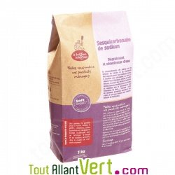 Sesquicarbonate multi-usages, m�lange bicarbonate et cristaux de soude, 1kg