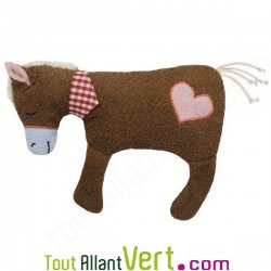 Bouillotte �ne en coton bio aux graines d\'�peautre