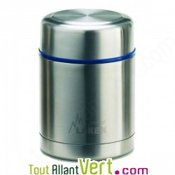 Lunch Box isotherme inox avec housse Rose Phoques, 0,5L