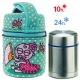 Lunch Box isotherme inox avec housse turquoise avec b�b� flamenco, 0,5L