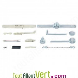 Kit construction Mobile avion solaire, jeu sur l\'nergie solaire 5 ans+