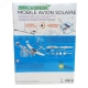 Kit construction Mobile avion solaire, jeu sur l\'nergie solaire 5 ans+