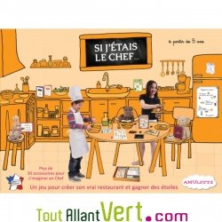 Jeu de r�le pour enfant Si j\'�tais le Chef de mon restaurant, 5 ans+