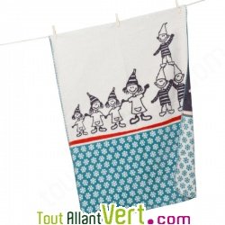 Couverture enfant Lutins en coton biologique Velours 75x100cm