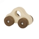 Voiture b�b� en bois naturel, 13cm 1 an et +
