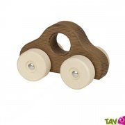 Voiture b�b� en bois naturel Marron, 13cm 1 an et +