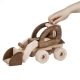 V�hicule Pelle Chargeur en bois naturel, 30cm, 3 ans+