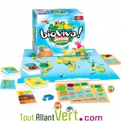 Bioviva junior, jeu de plateau dr�le sur nature et la biodiversit�, 5 ans+
