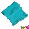 Ch�che en coton bio Vert Emeraude, teinture �cologique