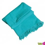 Ch�che en coton bio Vert Emeraude, teinture �cologique