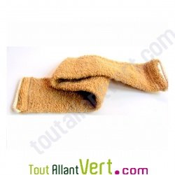 Lani�re de massage et exfoliante dos jute et coton bio