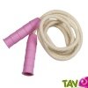 Corde � sauter �cologique enfant en bioplastique, poign�es roses