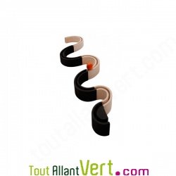 Tunnel 12 pi�ces, 2 couleurs, Bois Naturel et Noir, Grimms