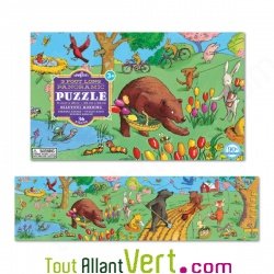 Puzzle g�ant panoramique Un beau matin 36 pi�ces, 91.5x24cm, 3+