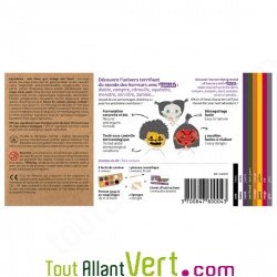 Kit de maquillage bio pour enfants 8 couleurs Monde des horreurs, Namaki