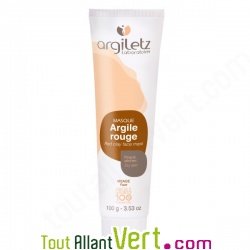 Masque Argile rouge pour le visage, peaux s�ches, 100g, Argiletz