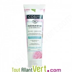 Gel toilette intime bio COSLYS  l\'eau florale de rose bio, 250ml ou 500ml