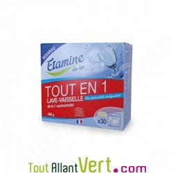 Tablettes lave-vaisselle, tout en 1, x30, Etamine du Lys