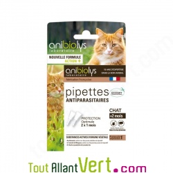 Pipettes antiparasitaires au g�raniol chat, 2 x 1 mois, chat 2 mois +