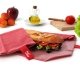 Sac emballage alimentaire et set de Rouge pour sandwich � emporter