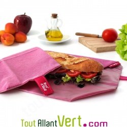 Sac emballage alimentaire et set de table Rose pour sandwich � emporter