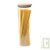 Bocal verre 1,8L couvercle bois pour conservation des aliments en vrac 30cm
