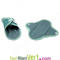 Serviette hygi�nique lavable en coton biologique, Maxi, lot de 2