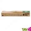 Brosse � dents en bambou, Vert, poils nylon medium