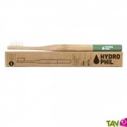 Brosse � dents en bambou, Vert, poils nylon medium