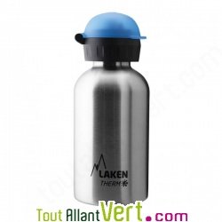 Gourde enfant inox isotherme 0,35 litre Housse rouge Pirate sans bisph�nol A ni rev�tement