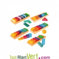 Set de construction Formes et Couleurs, 70 pi�ces, 3+, Grimm\'s