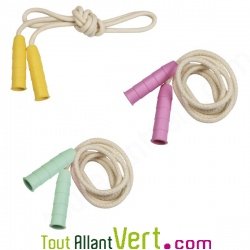 Corde � sauter �cologique bioplastique enfant, 3+