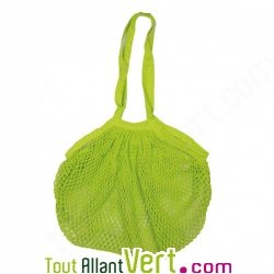 Sac filet � provisions avec longues anses, coton bio