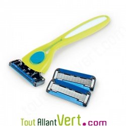 Rasoir recycl� 5 Lames rechargeable + 1 lame de rechange