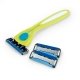 Rasoir recycl� Vert 5 Lames rechargeable + 1 lame de rechange