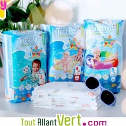 11 Culottes de bain jetables cologiques, 12-18kg, swim & play, Tidoo