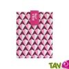 Emballage sandwich rose ajustable et lavable, avec velcro, 54x32cm