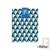 Emballage sandwich bleu ajustable et lavable, avec velcro, 54x32cm