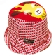 Bob enfant Girafe rouge en coton bio, Taille S, 6-18 mois, 46-48cm