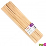 Lot de 100 piques brochettes en bois de 30cm 
