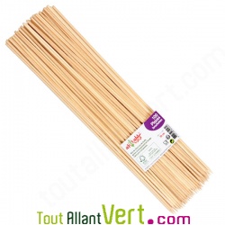 Lot de 100 piques brochettes en bois de 30cm 